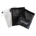 Seamed Sports Mesh Drawstring Bags